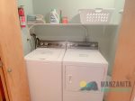 Speed Queen washer and dryer with detergents. 